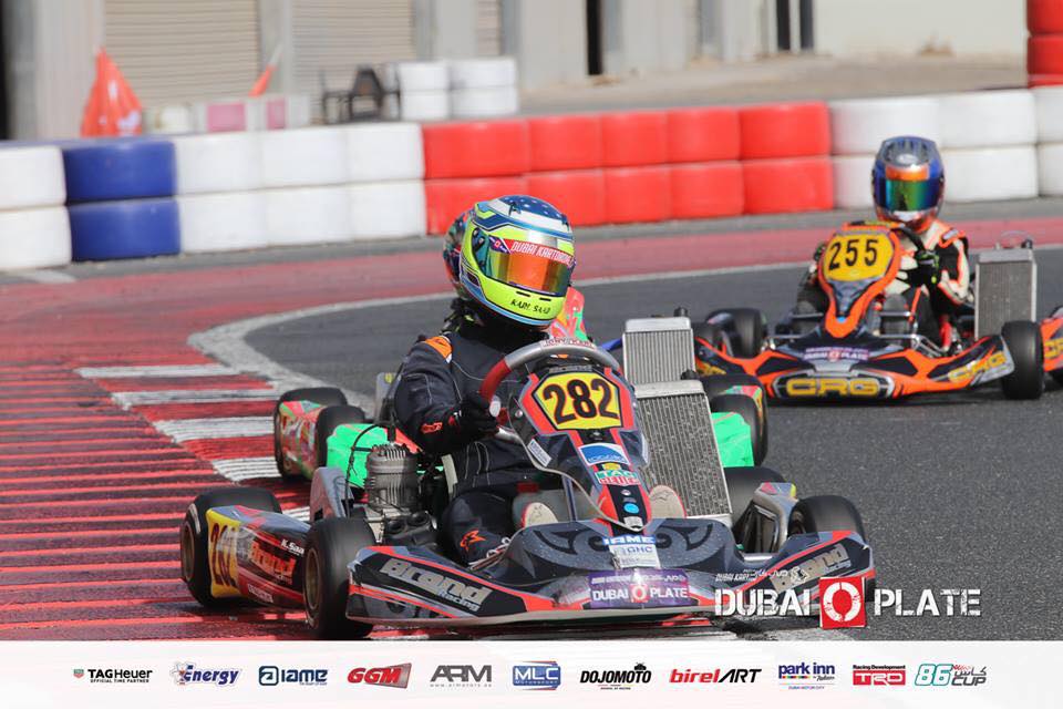 Karl Saad competing in O Plate Dubai